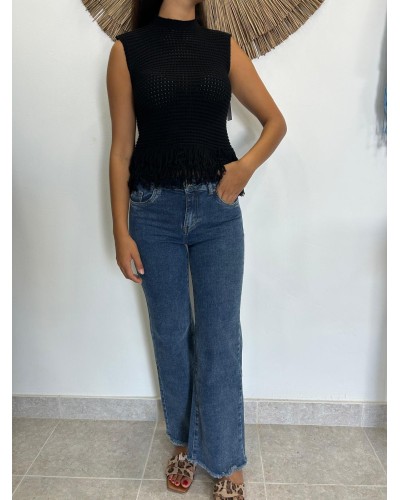 Vaquero recto tiro medio