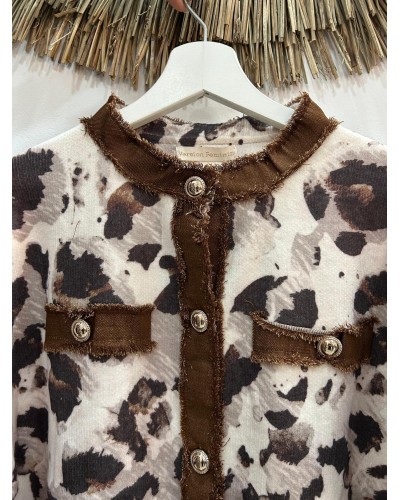 Chaqueta estampado vaca