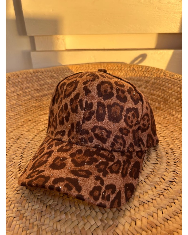 Gorra antelina leopardo