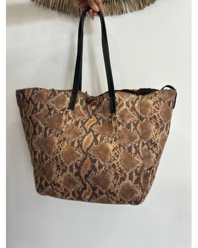 Bolso maxi serpiente
