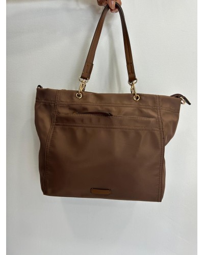 Bolso shopper marrón chocolate