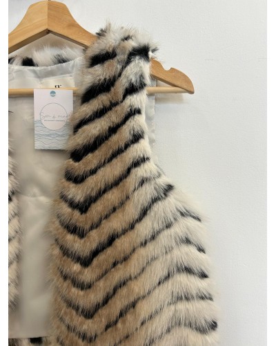 Chaleco corto de pelo