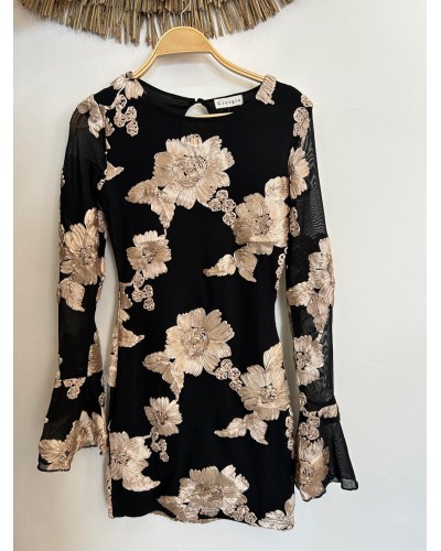 Vestido corto flores