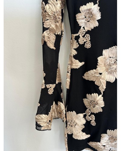 Vestido corto flores