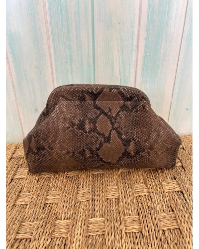 Bolso estampado serpiente