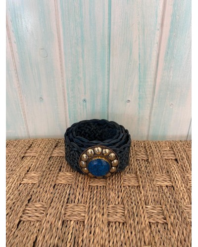 Cinturon piel trenzado