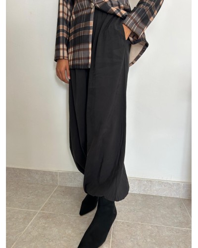 Pantalon bombacho liso