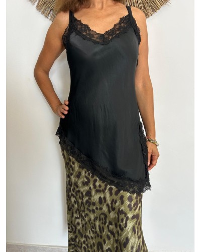 Lencero encaje satén