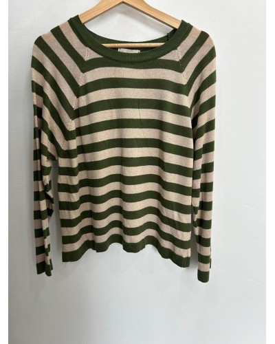 Jersey manga larga rayas