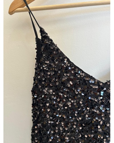 Top tirantes lentejuelas