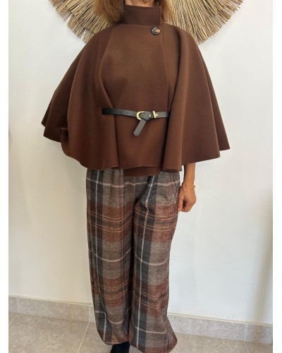 Pantalon bombacho cuadros