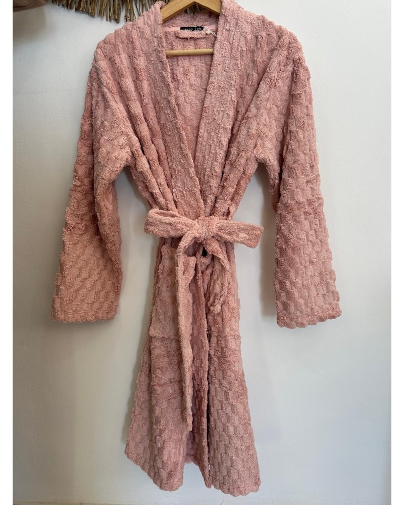 Bata larga rosa