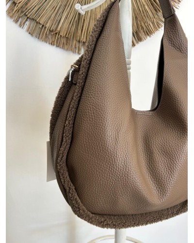 Bolso maxi marron chocolate