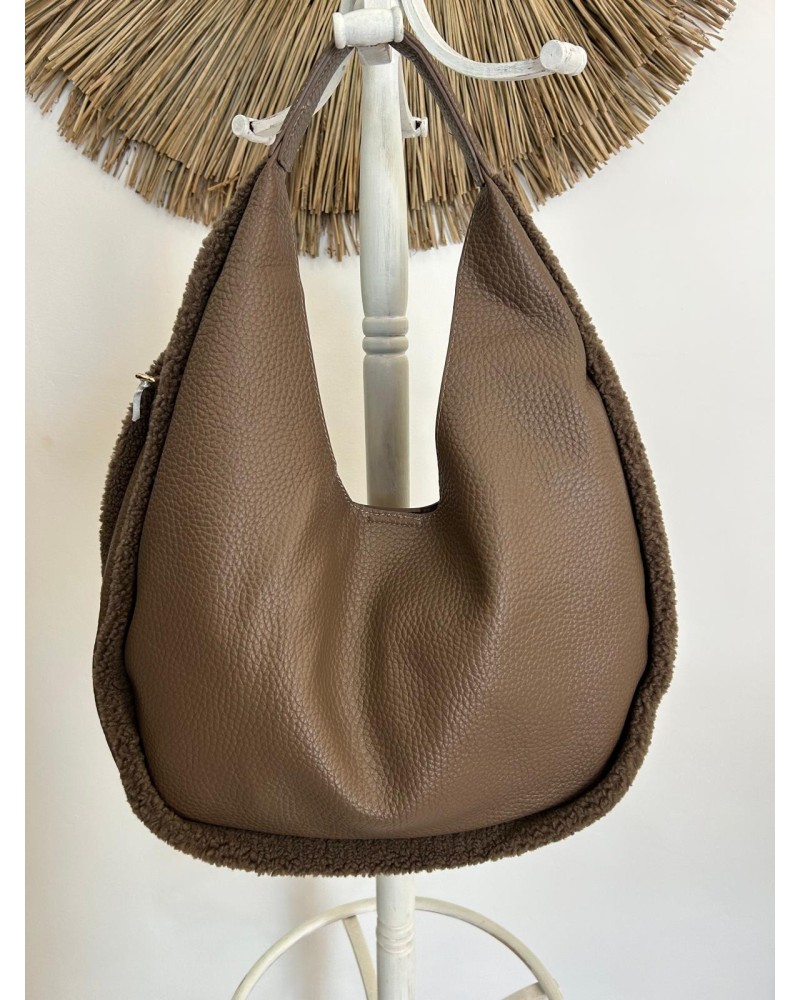 Bolso maxi marron chocolate