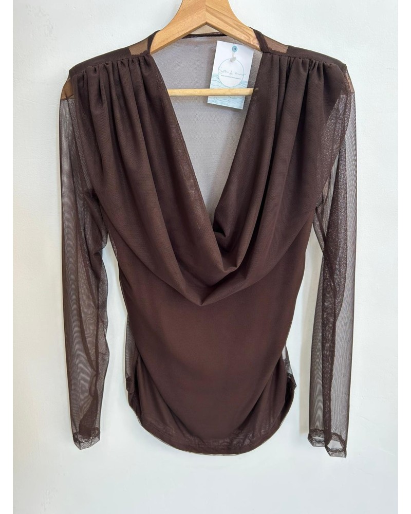 Camiseta escote caido