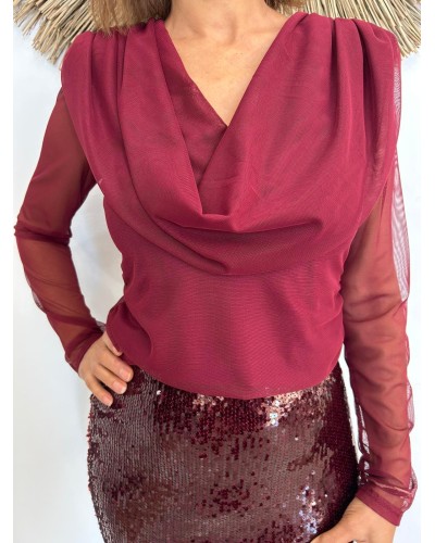 Camiseta escote caido