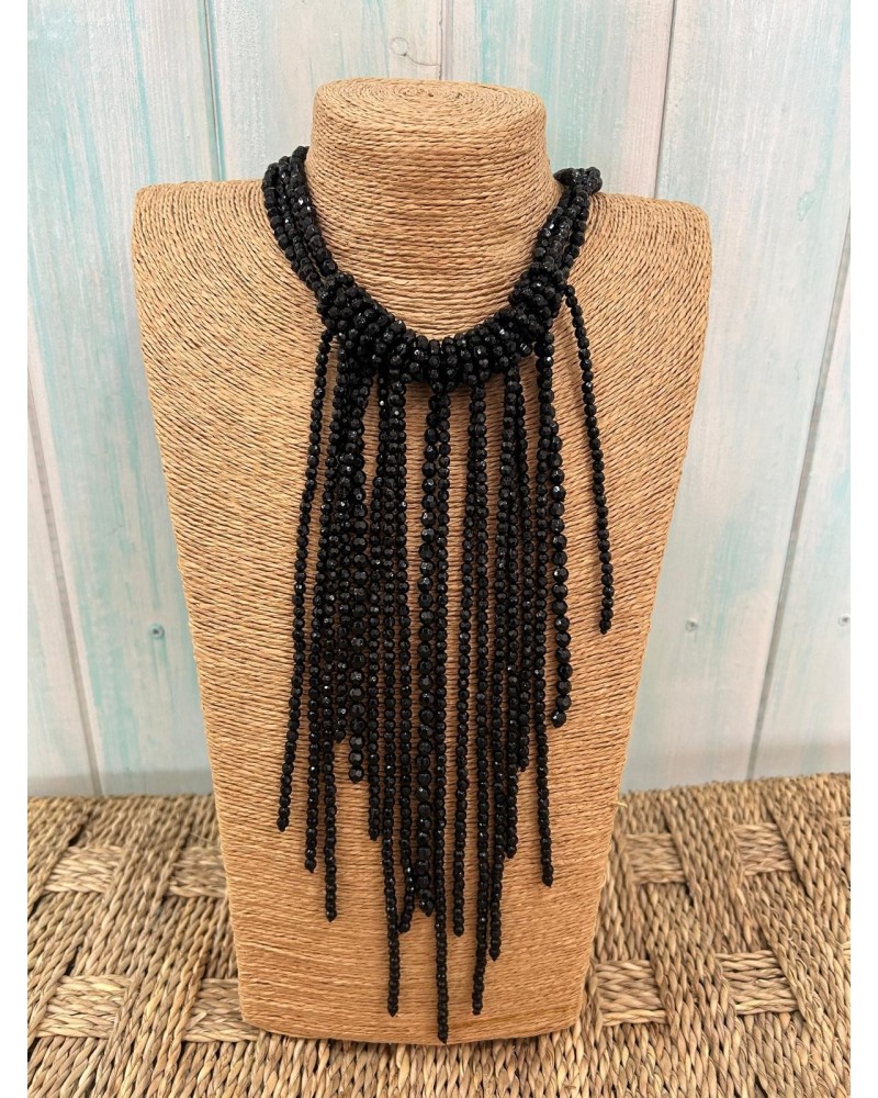 Collar cuentas cascada