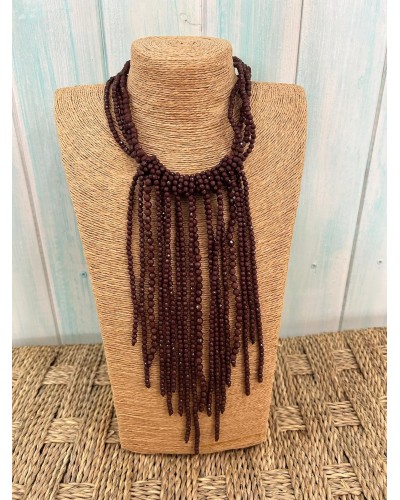 Collar cuentas cascada