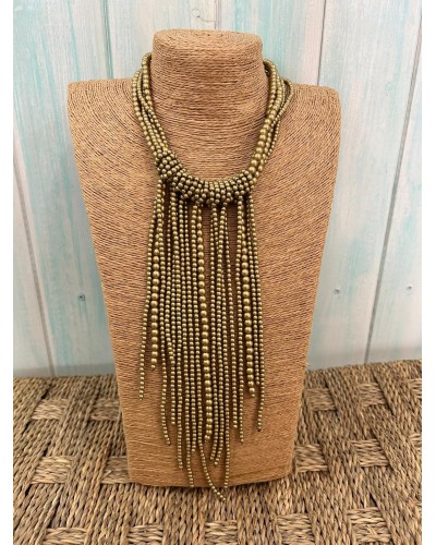 Collar cuentas cascada