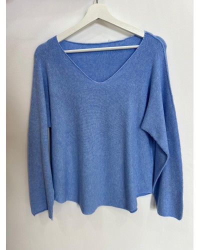 Jersey básico cuello pico