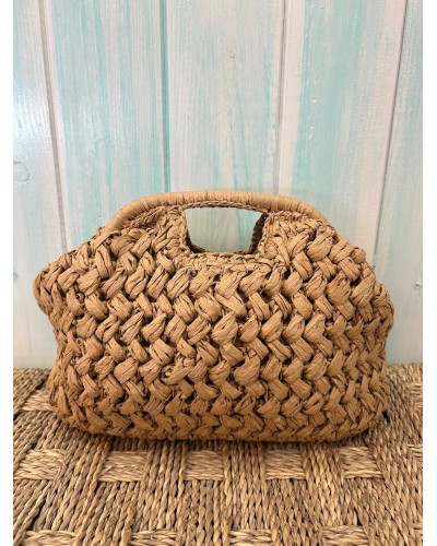 Bolso mano rafia