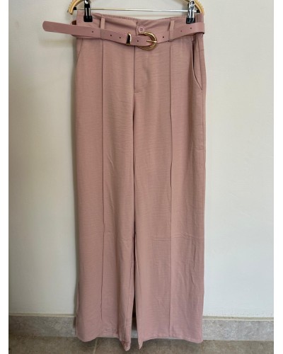 Pantalón ancho satén