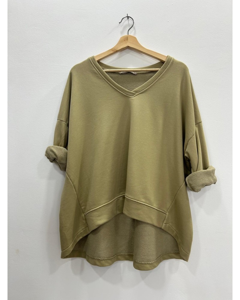 Sudadera algodón oversize