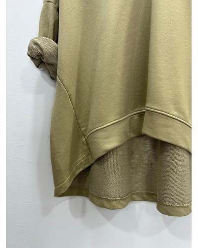 Sudadera algodón oversize