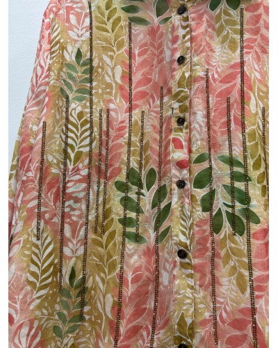 Camisa estampado primaveral