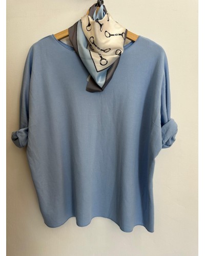Jersey oversize con pañuelo