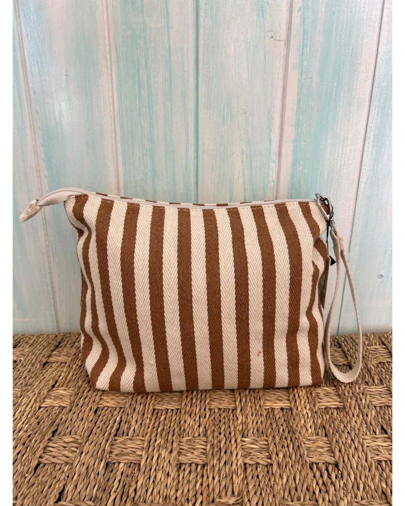 Neceser loneta rayas
