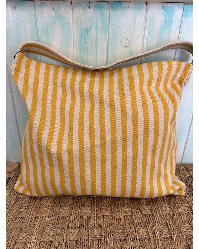 Bolso loneta rayas I