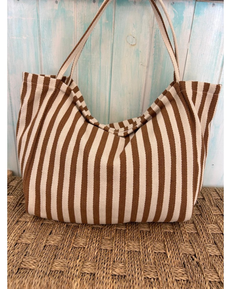 Bolso loneta rayas II