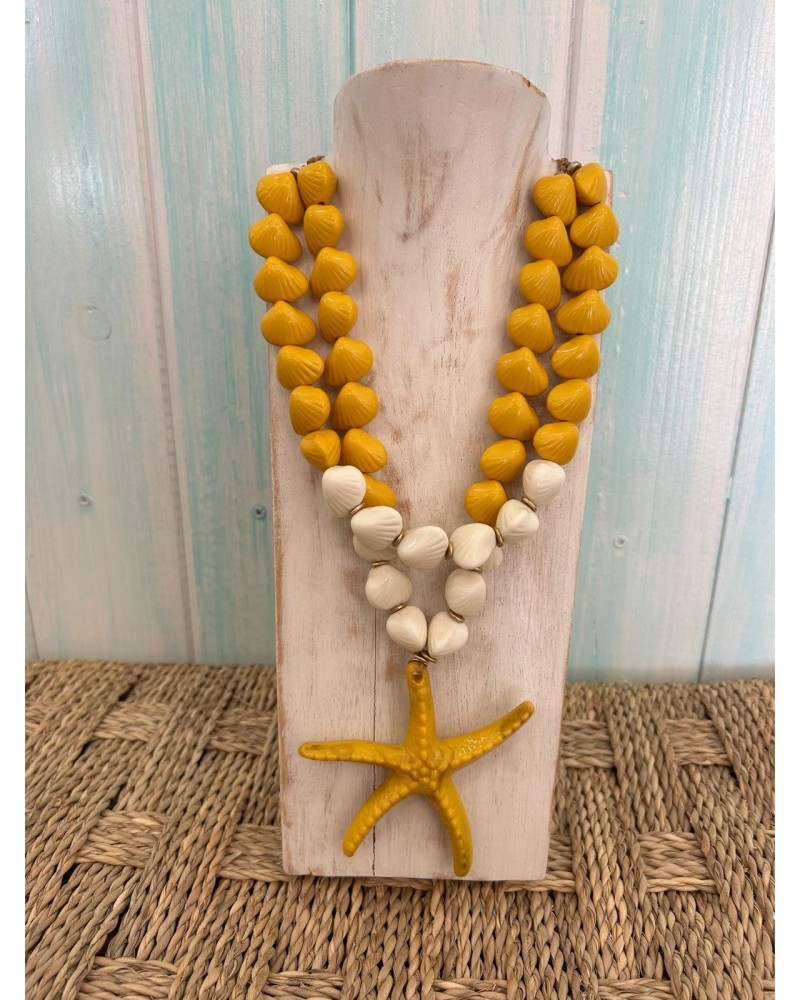 Collar bicolor estrella