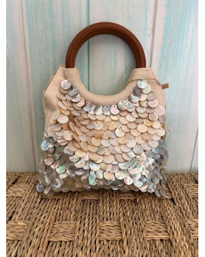 Bolso detalles nacarados