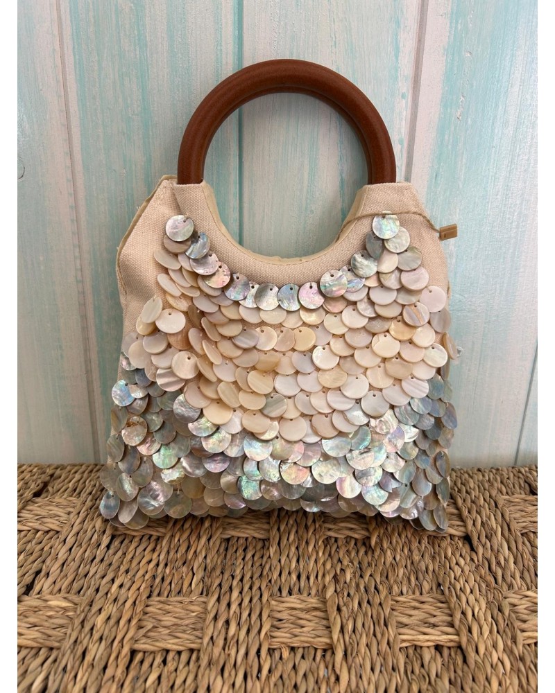 Bolso detalles nacarados