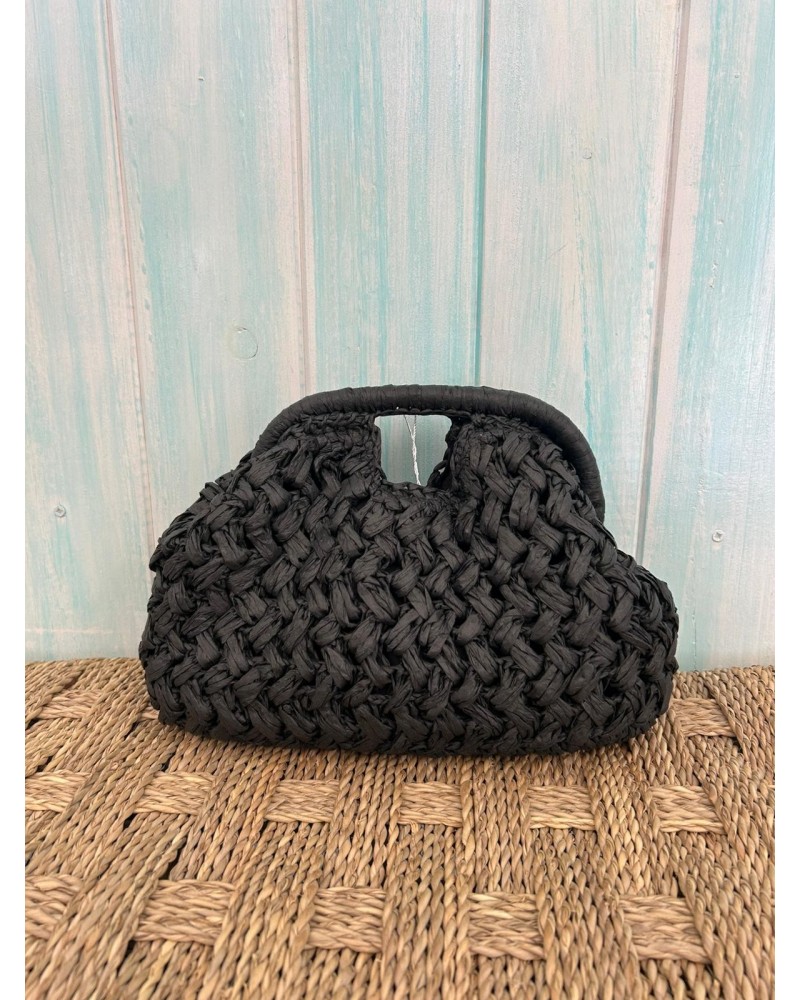 Bolso mano rafia