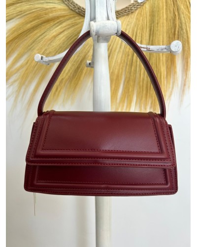 Bolso granate doble asa